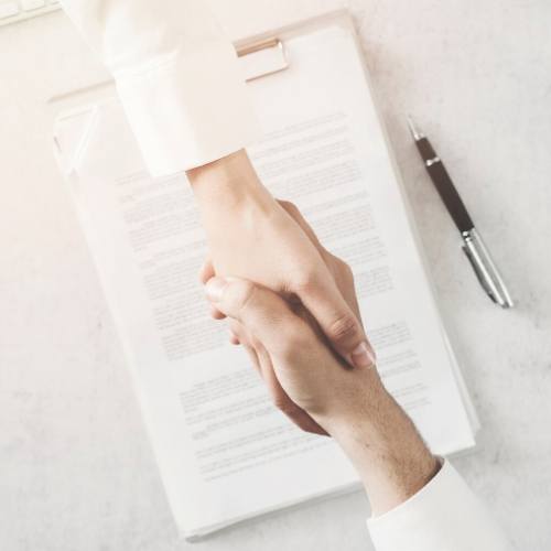 Whitby divorce lawyers lawyer consultation ending with handshake